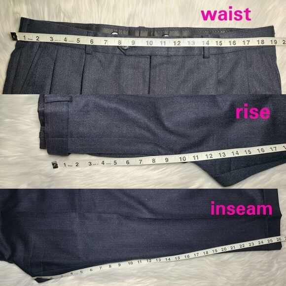 Vintage 2pc Burberrys Grey Wool Suit Jacket & Trouser Set - Picture 15 of 16